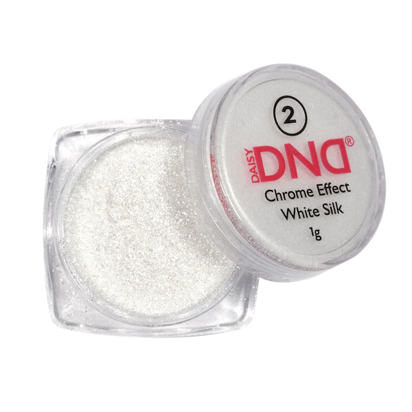 DND Chrome Effect - White Silk 2 - 1g