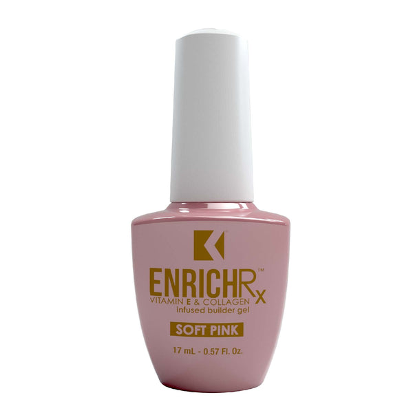 EnrichRx UV/LED Builder Gel - Soft Pink