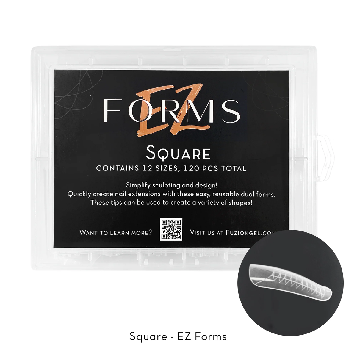 Fuzion EZ Forms Square - 120pc Main image