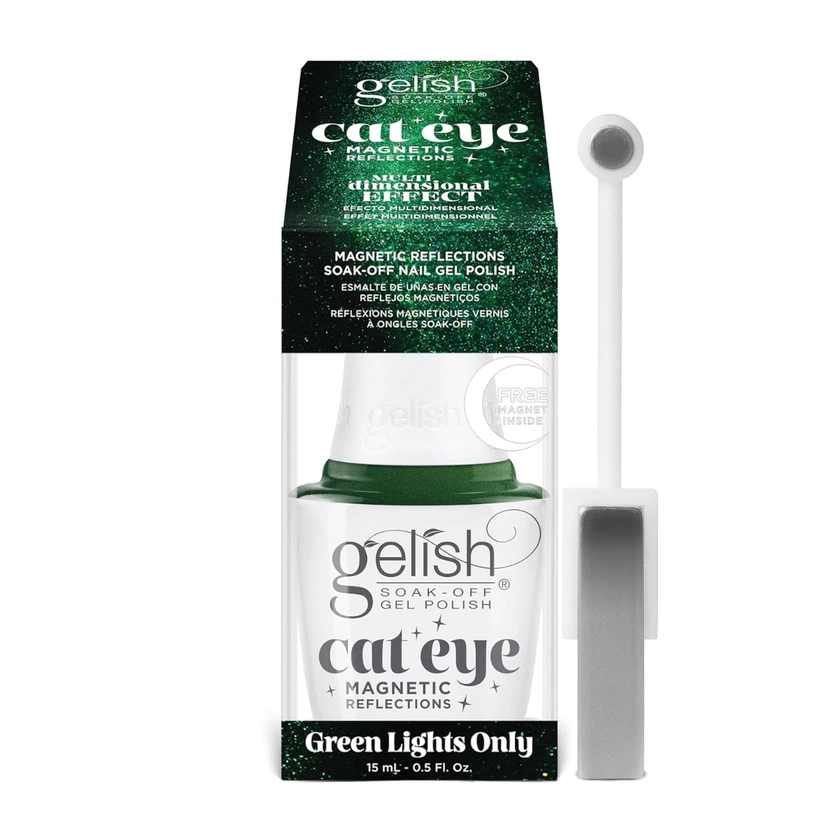 Gelish - Cat Eye Magnetic Reflections - Green Lights Only .5oz Main image