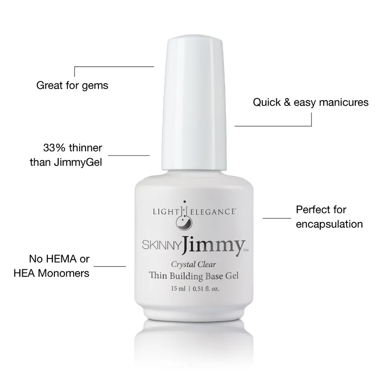 Light Elegance Jimmy Gel 15ml - Skinny Jimmy Clear