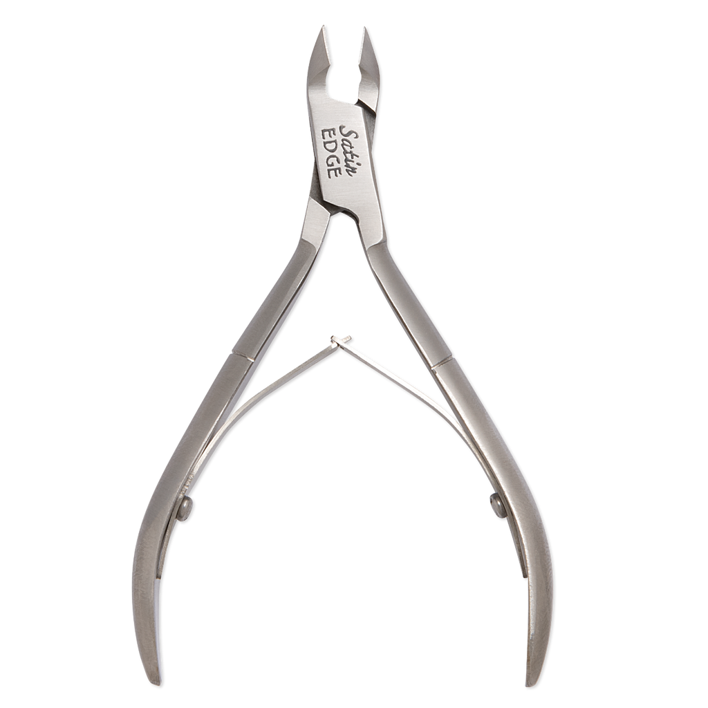 Satin Edge Cuticle Nipper, Double Spring - Half Jaw (SE-2001)