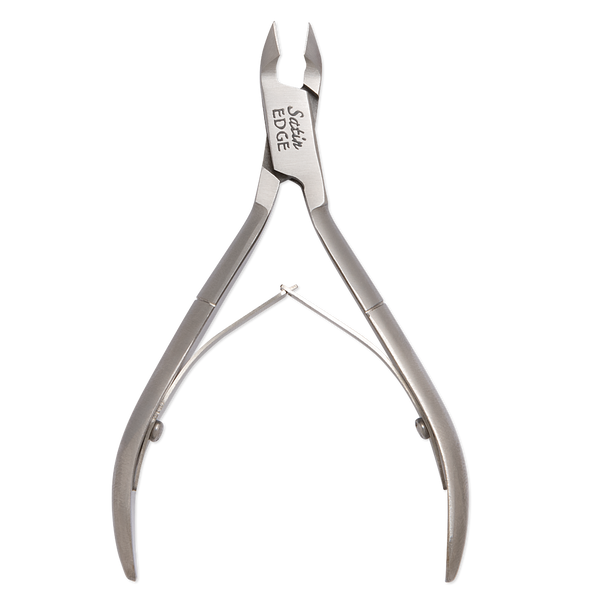 Satin Edge Cuticle Nipper, Double Spring - Half Jaw (SE-2001)