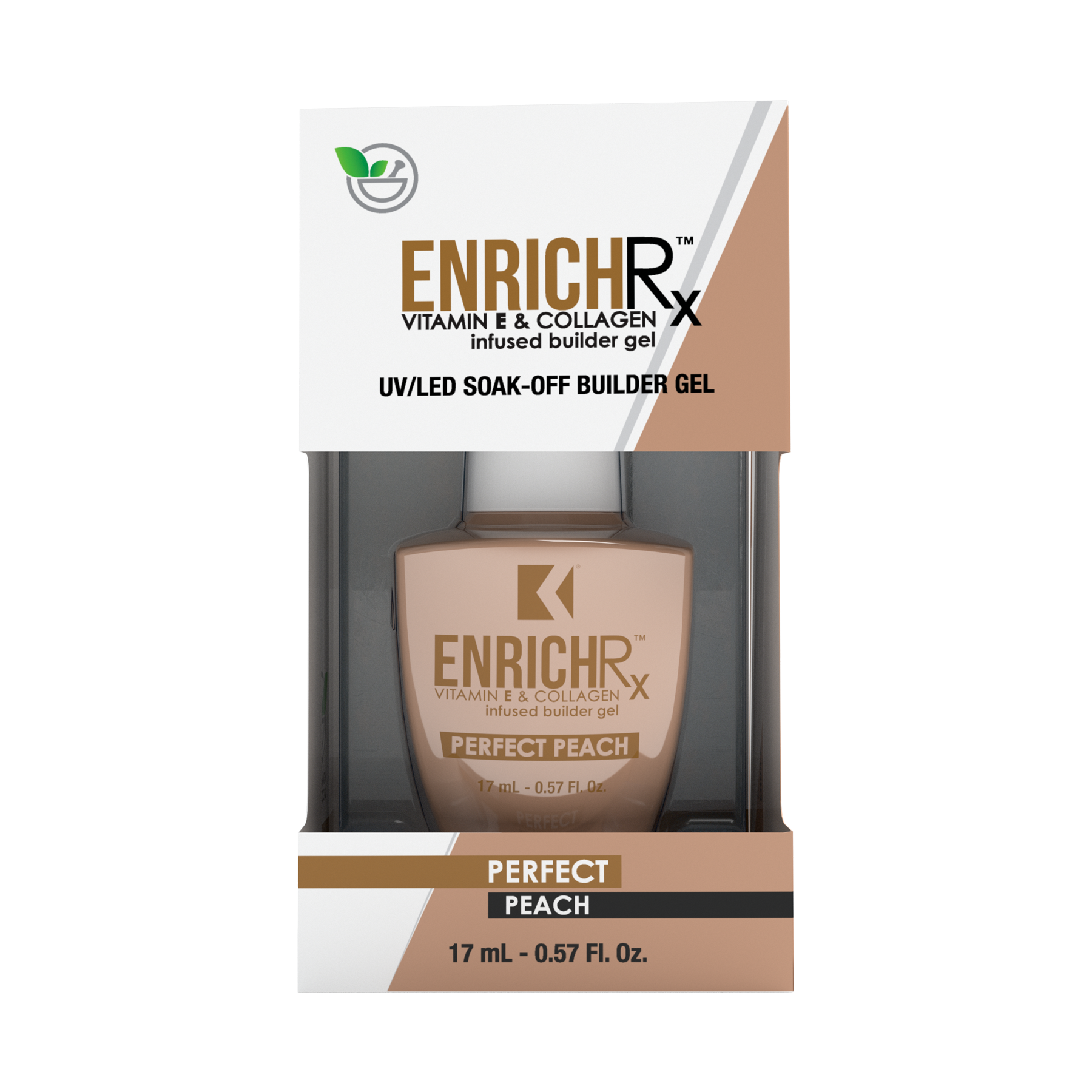 EnrichRx UV/LED Builder Gel - Perfect Peach Secondary image