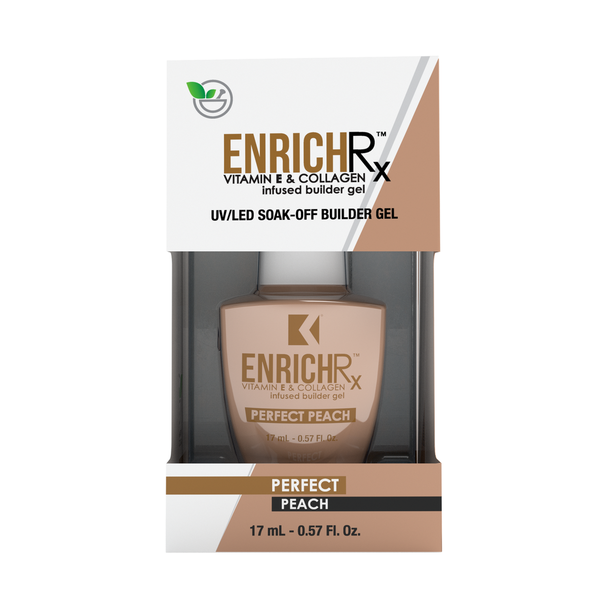 EnrichRx UV/LED Builder Gel - Perfect Peach