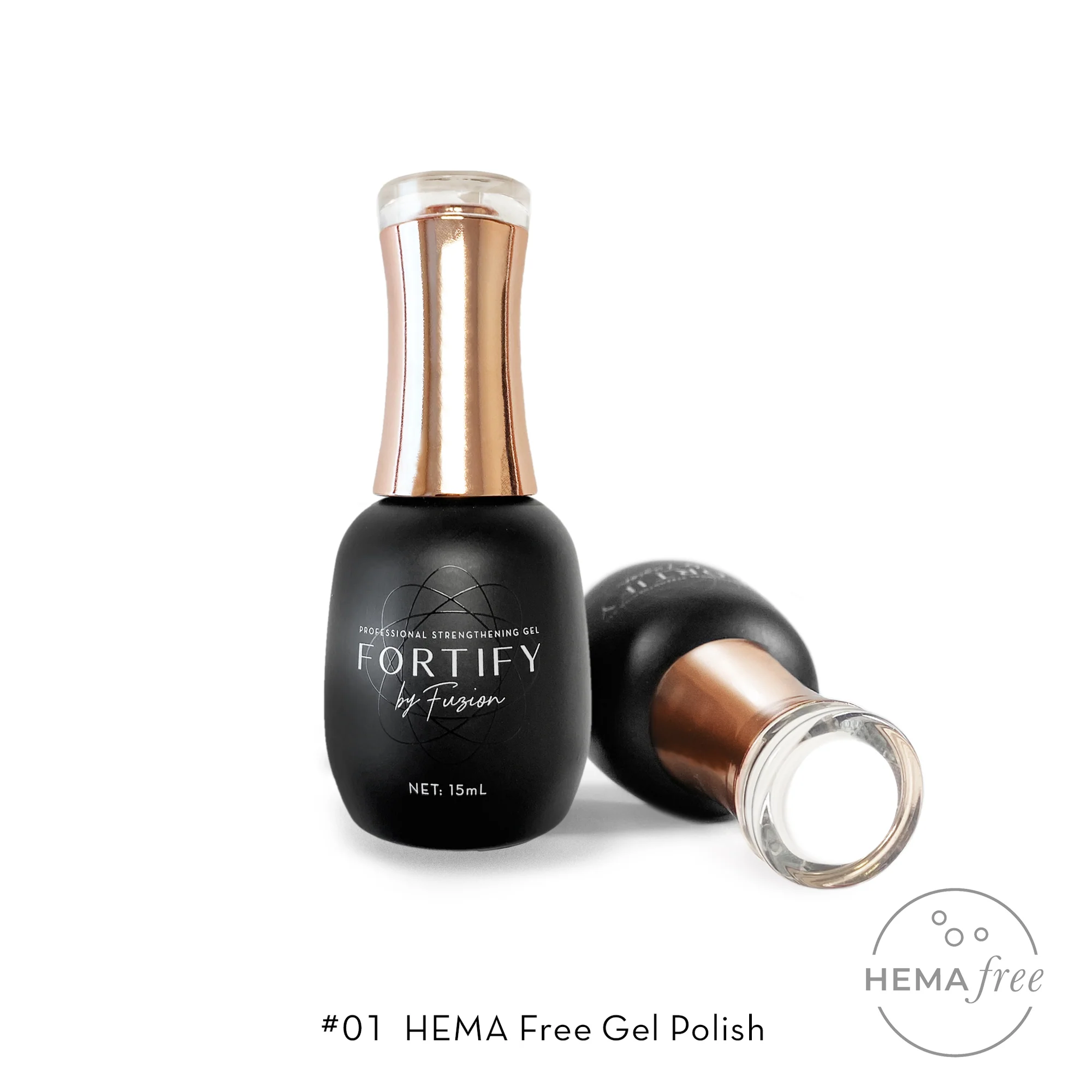 Fuzion Fortify Gel Polish 15ml - #01 Main image
