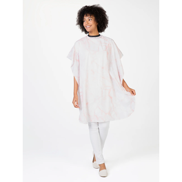 Betty Dain Marble Shampoo Cape - Rose Quartz (391V-M-RQZ)