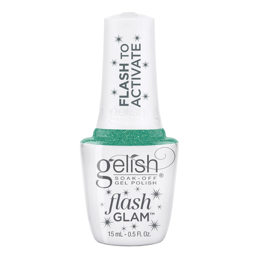 Gelish - Flash Glam Mint To Sparkle .5oz