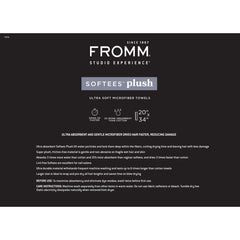 Fromm Softees Plush MicroFiber Towels 6pk