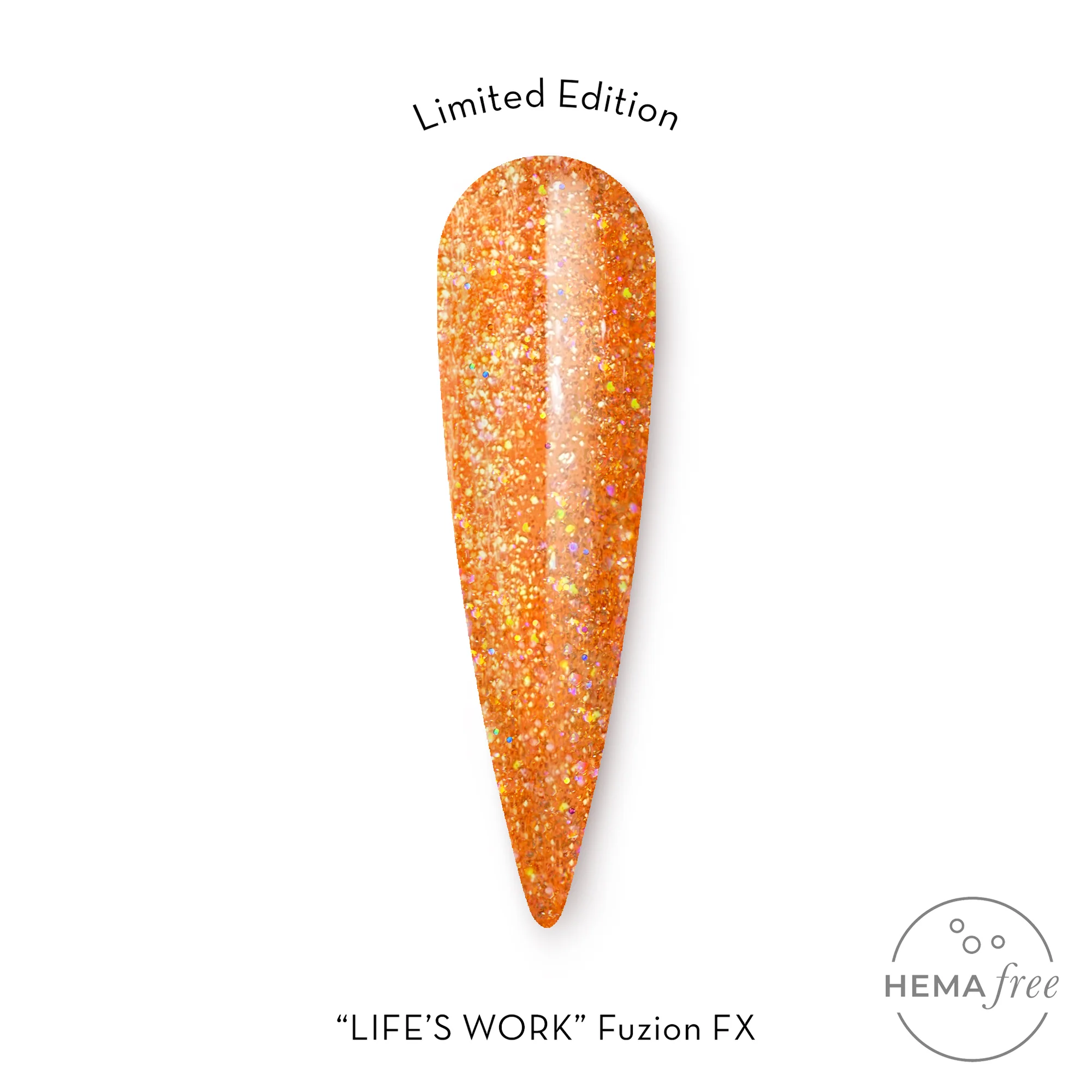 Fuzion FX Sparkling Gel Polish 15ml - Life's Work Main image