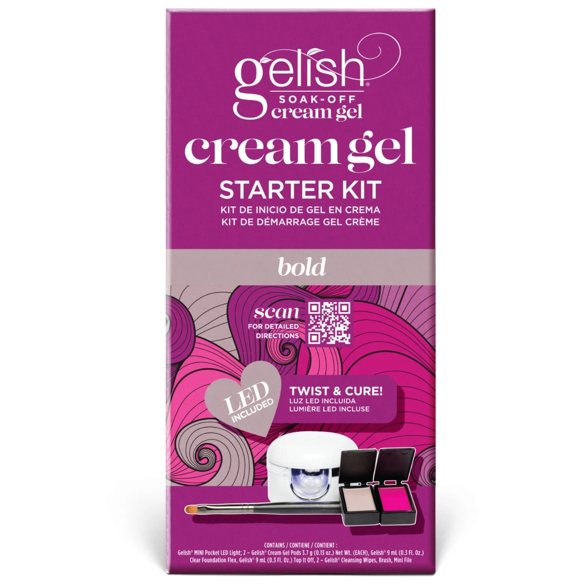 Gelish Cream Gel Starter Kit Bold
