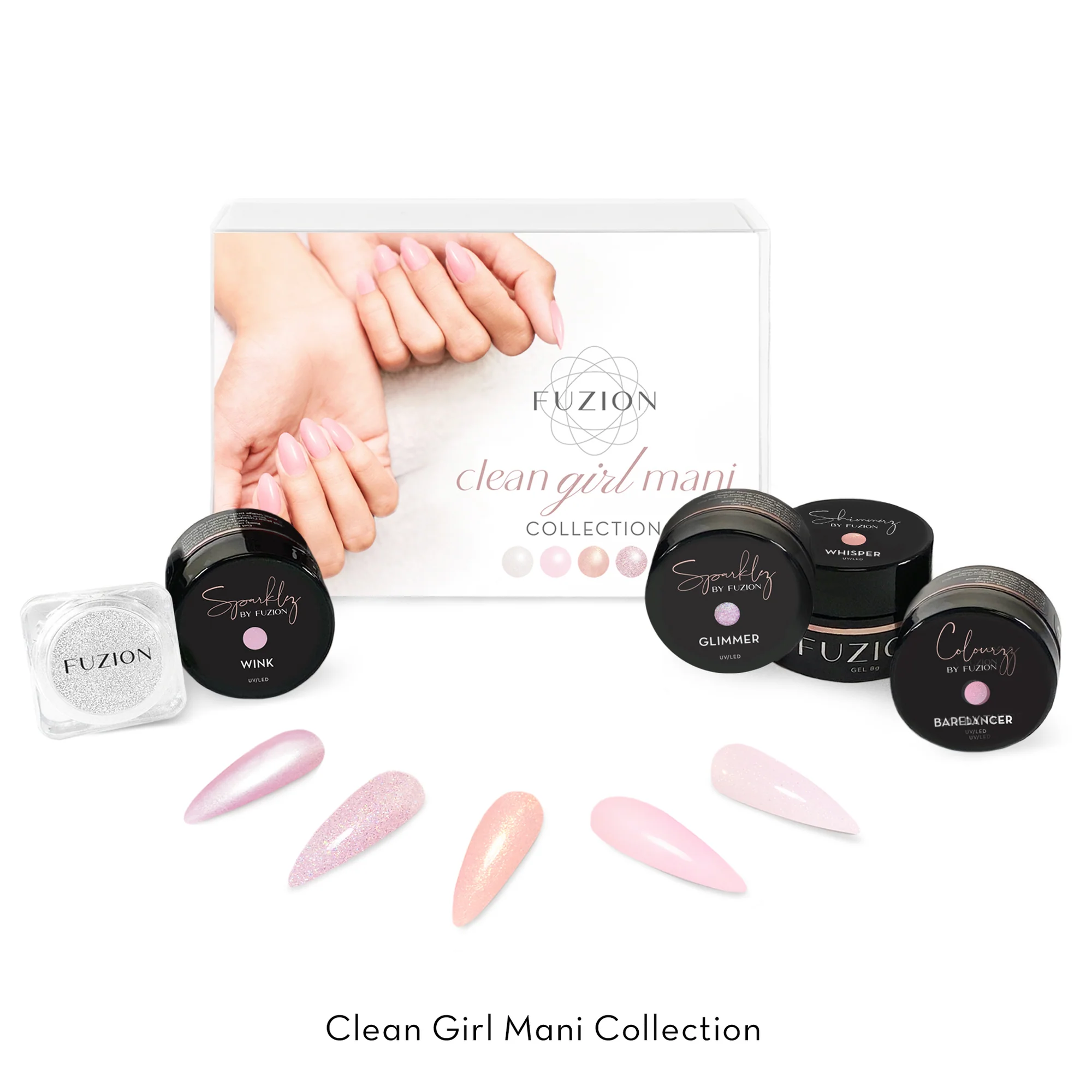 Fuzion UV/LED Spring 2024 Clean Girl Mani Main image