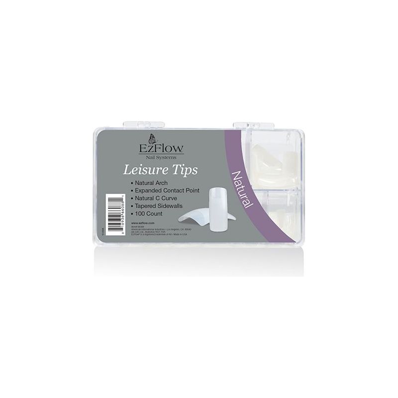 EzFlow Leisure Nail Tips - Natural 100ct Main image