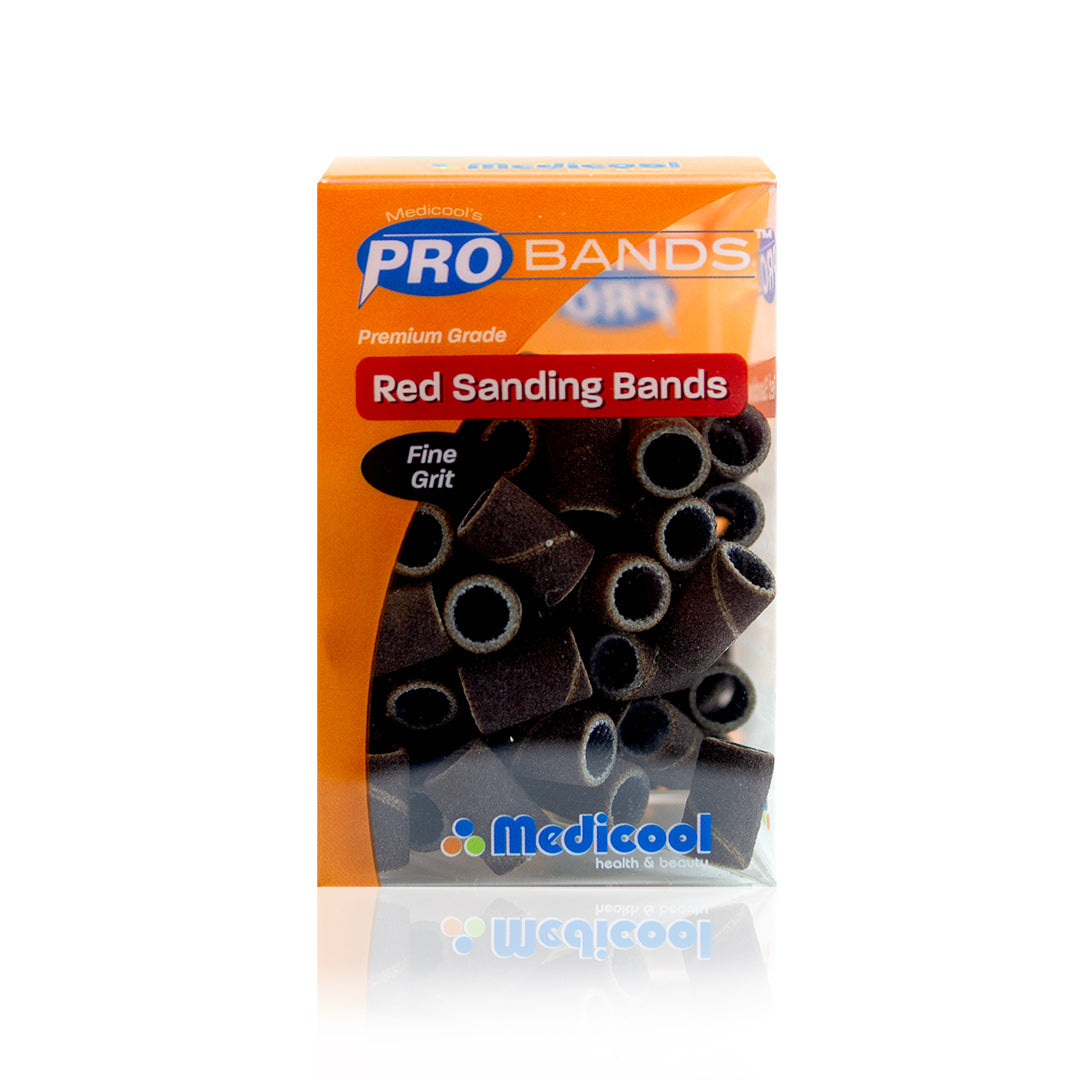 Medicool Red Sanding Bands 100pk Main image