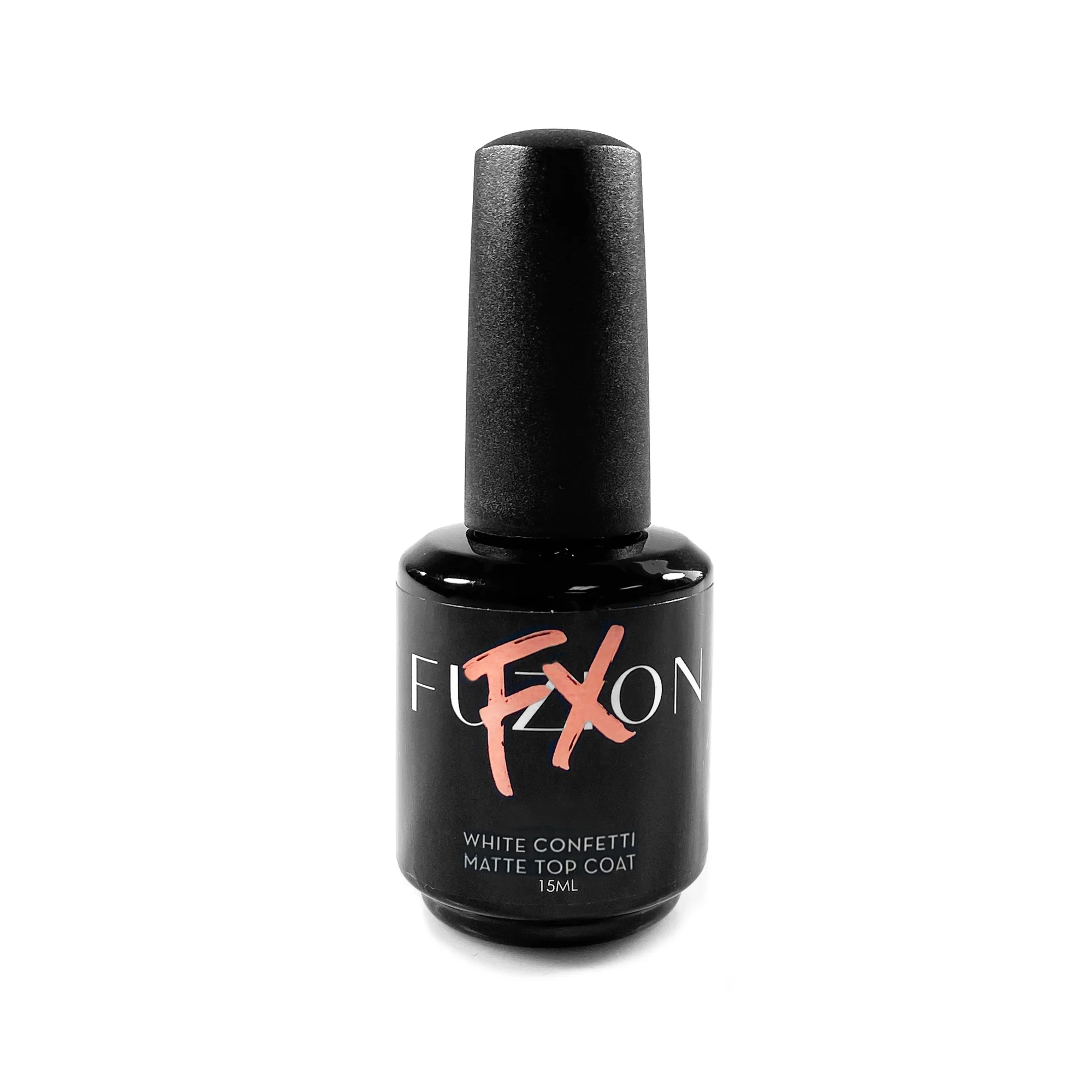 Fuzion FX Matte Top Coat - White Confetti 15ml Main image