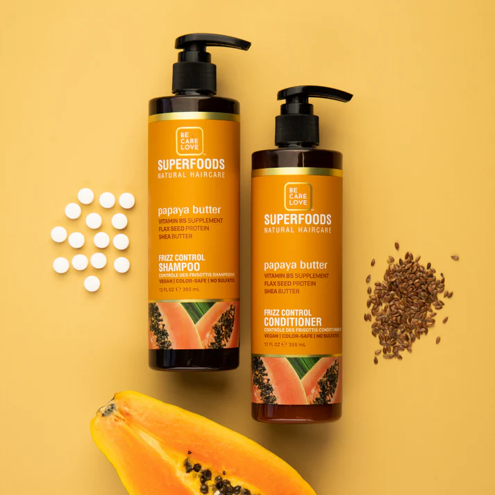 Superfoods Papaya - Frizz Control Shampoo 12oz Secondary image