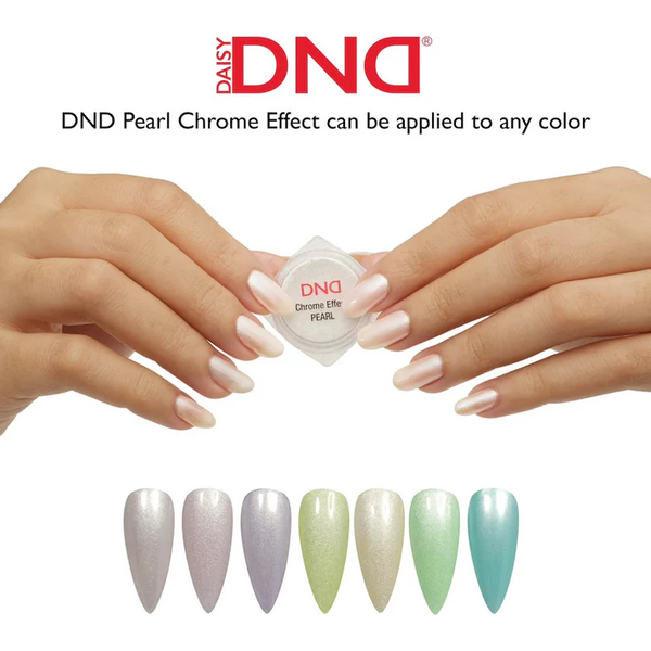DND Chrome Effect - White Pearl 01 1g
