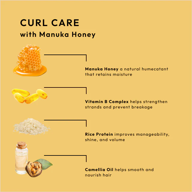 Superfoods Manuka Honey - Curl Care Shampoo 12 oz