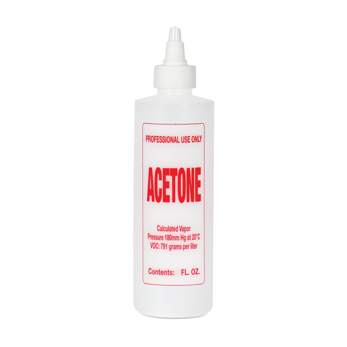 Soft N Style Empty Acetone Bottle 4oz (B131)