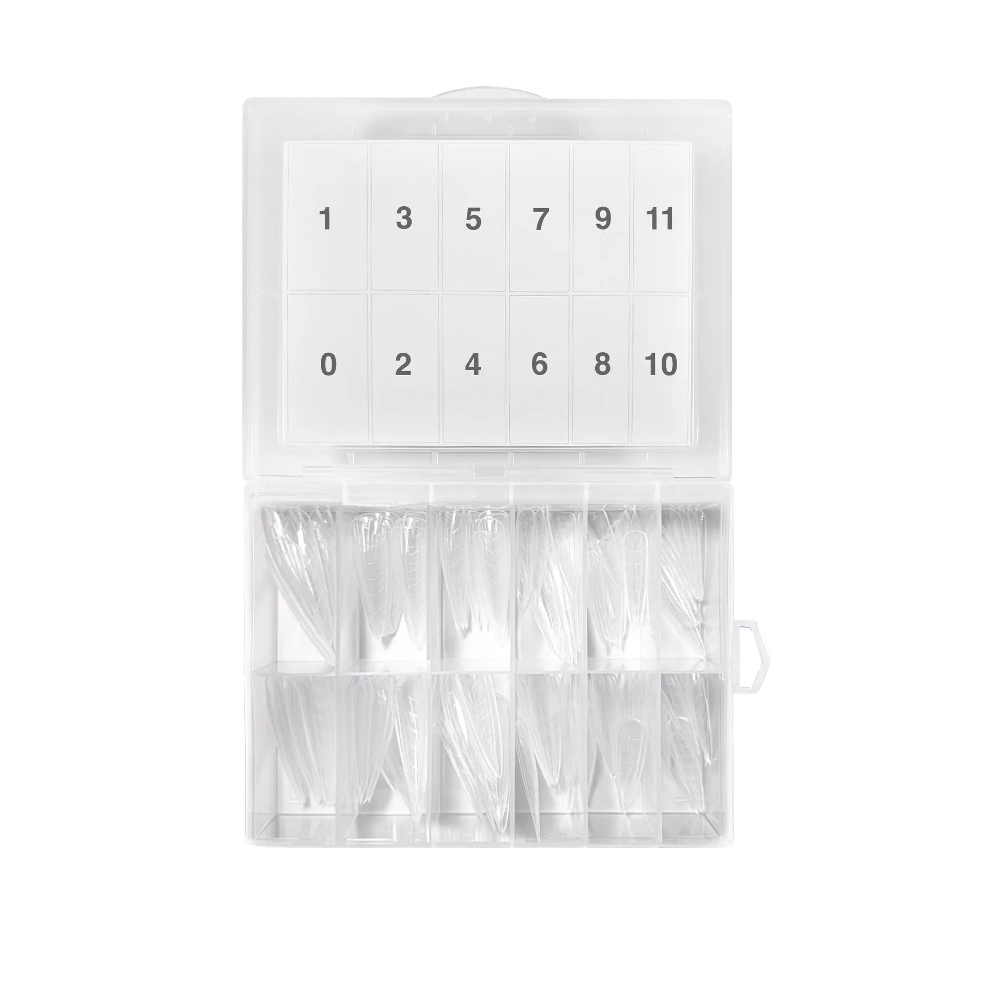 Fuzion EZ Forms Almond & Coffin Long - 120pc Secondary image