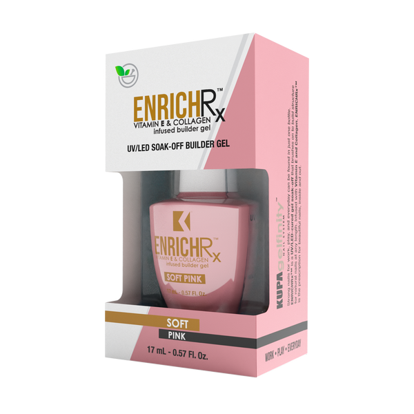 EnrichRx UV/LED Builder Gel - Soft Pink