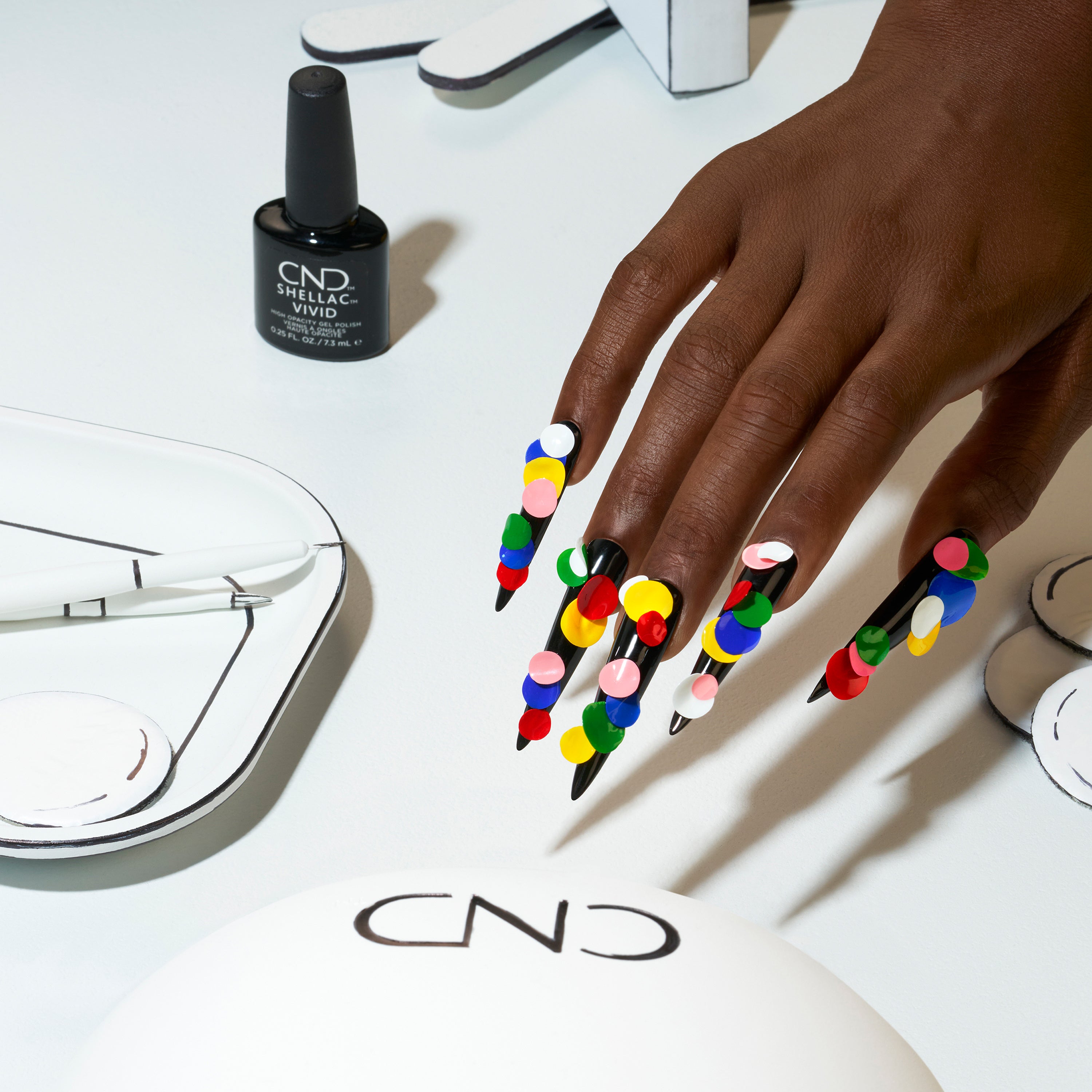 CND Shellac - Vivid #701 White Gloves