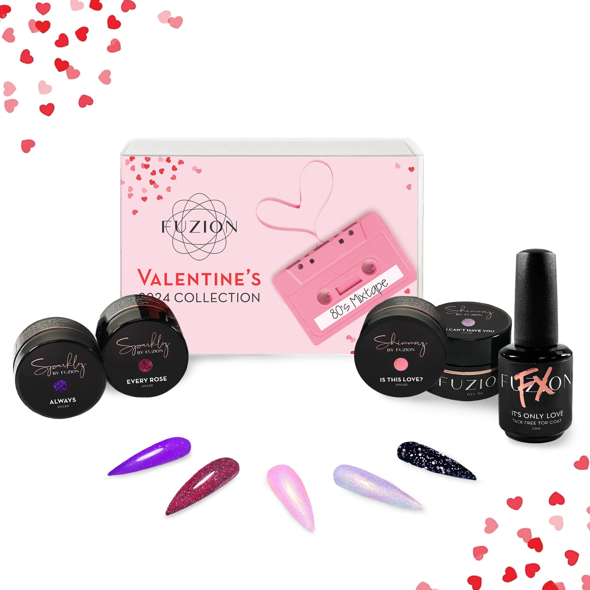Fuzion UV/LED Valentines 2024 Collection 8g 4Pk Main image
