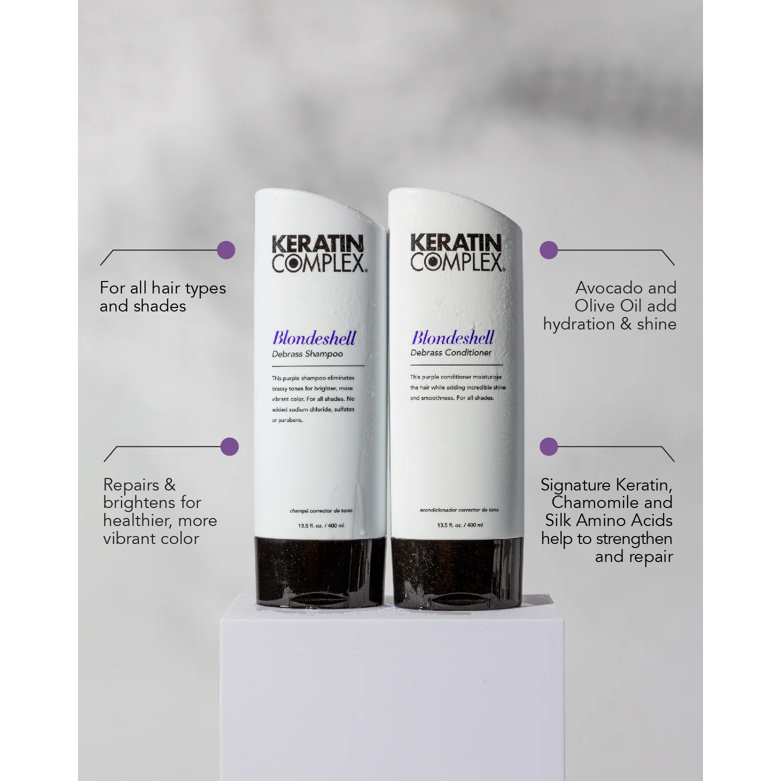 Keratin Complex Blondeshell Debrass Shampoo