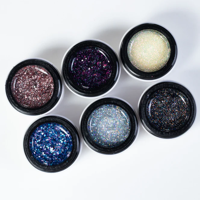 Light Elegance - Moody Fall/Winter 2024 Glitter Gel Glitter Gel (6pk) Secondary image