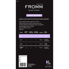 Fromm Lilac Vinyl Gloves - 100pk