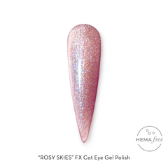 Fuzion FX Cat Eye Gel Polish 15ml - Rosy Skies