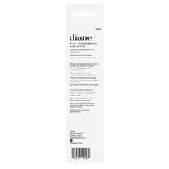 Diane 3-in-1 Edge Brush And Comb D8123
