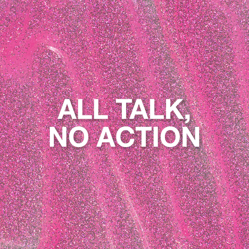 Light Elegance - P+ All Talk, No Action Glitter Gel Polish (10ml)