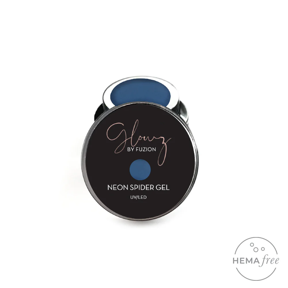 Fuzion UV/LED Glowz Neon Spider Gel - Blue