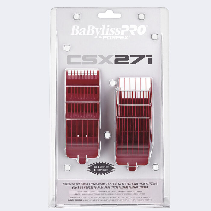 Babyliss Pro CSX271 Replacement Comb Attachments 8pk Secondary image