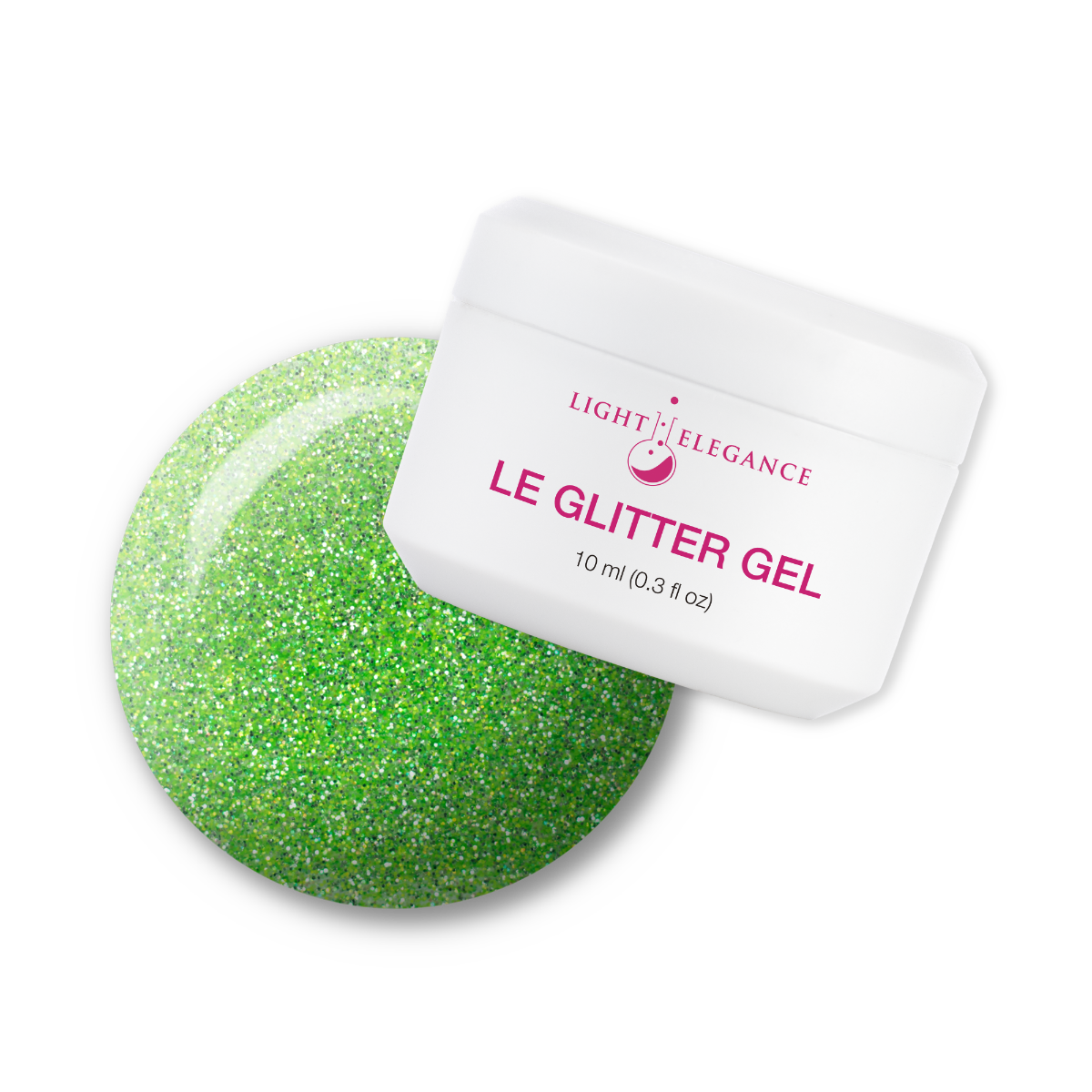 Light Elegance - Kiwi To My Heart Glitter Gel - 10ml Main image