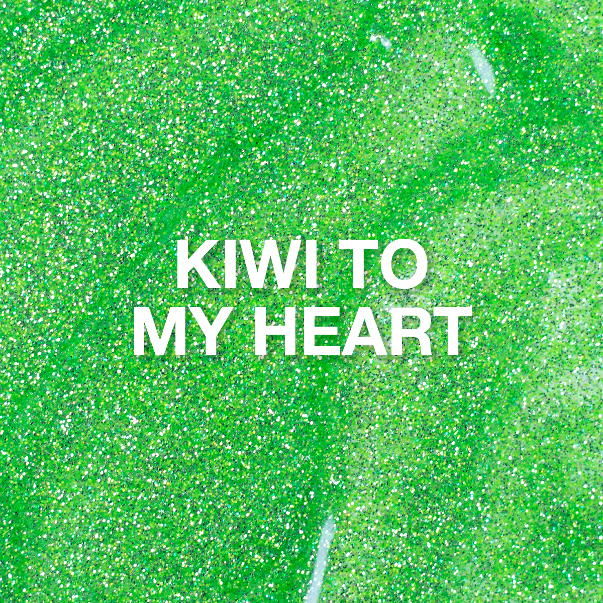 Light Elegance - Kiwi To My Heart Glitter Gel - 10ml Secondary image