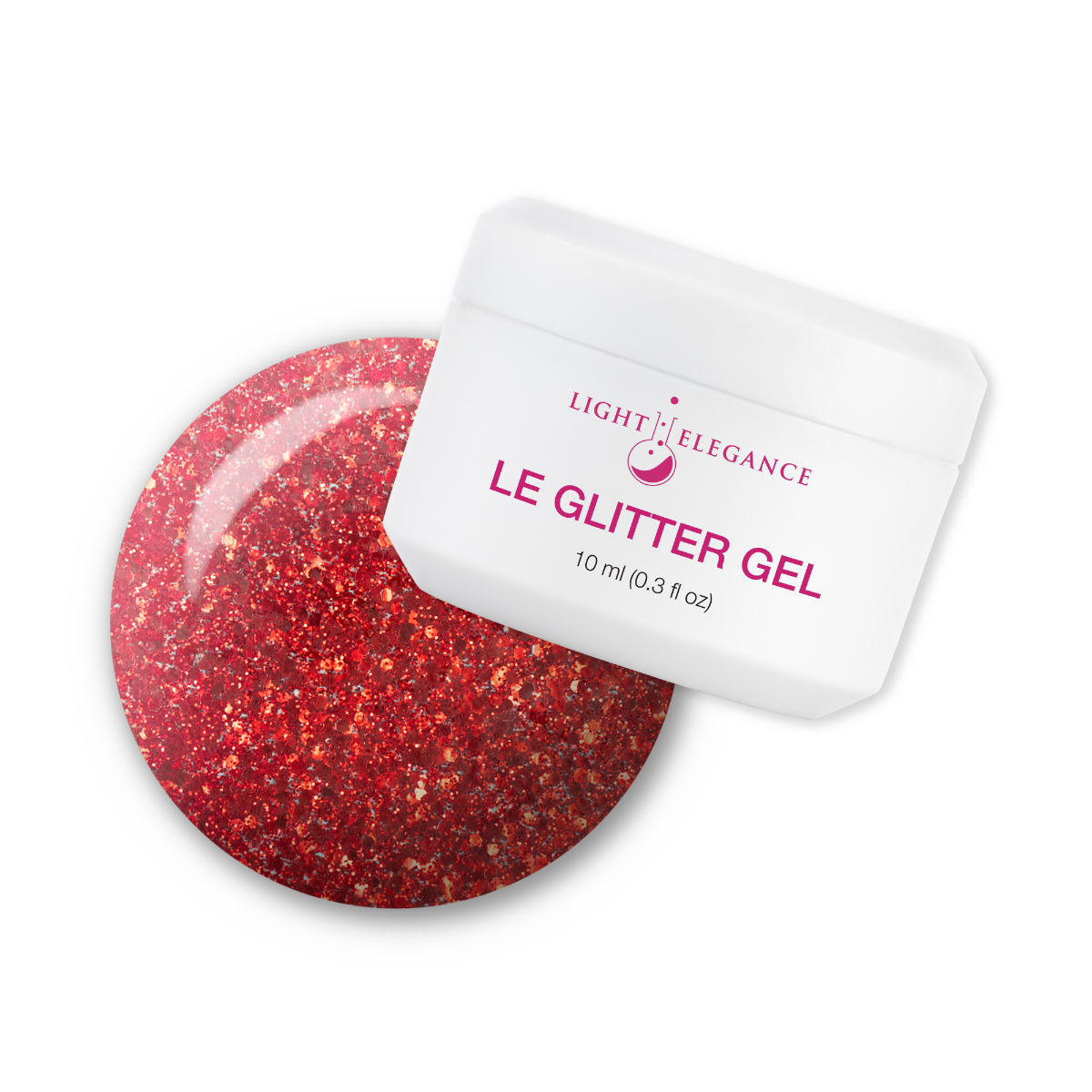 Light Elegance - Little Red Sled Glitter Gel (10ml) Main image