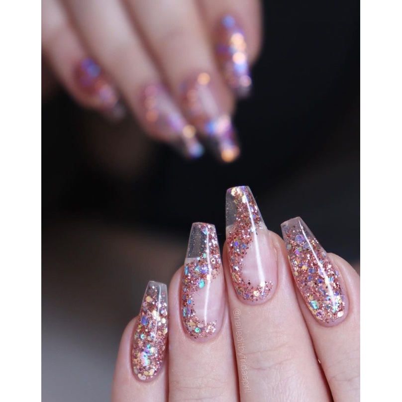 Light Elegance - You Bring The Wine Glitter Gel - 10ml Secondary image
