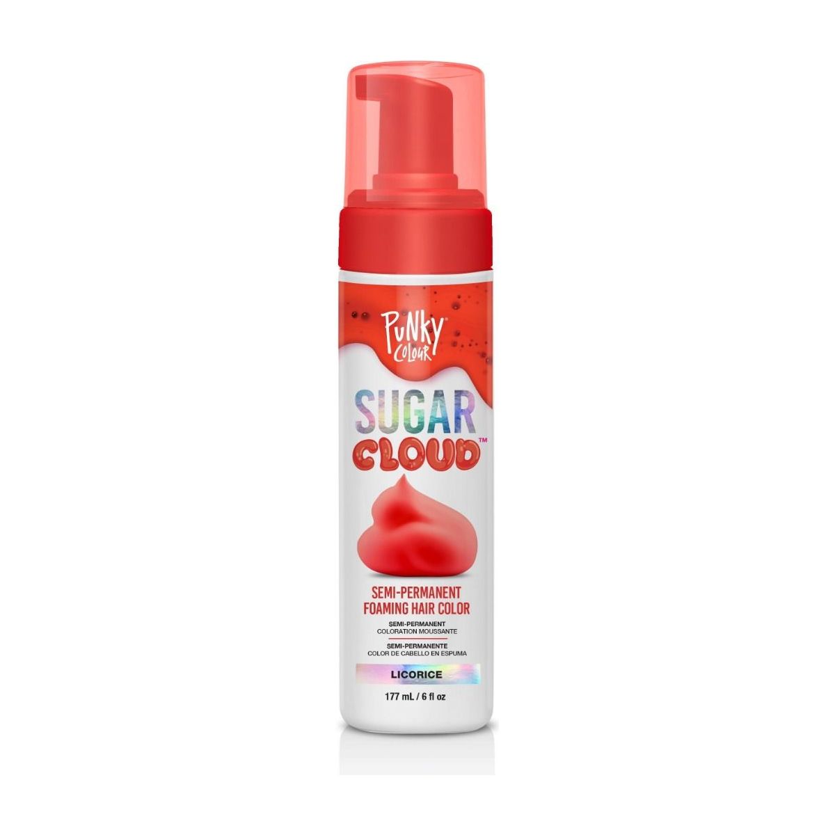 Punky Sugar Cloud Foaming Hair Color 6oz - Licorice