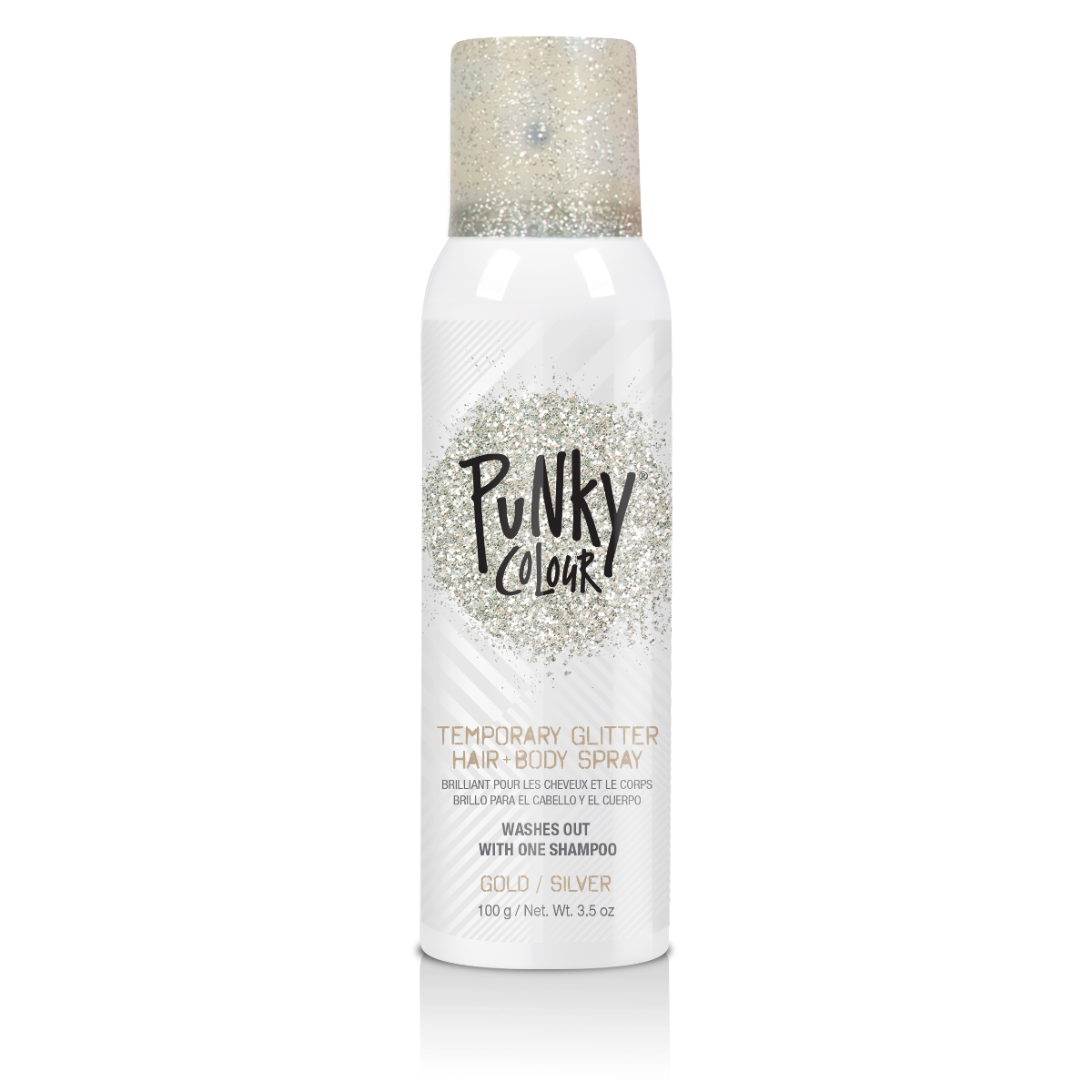 Punky Gold/Silver Glitter Spray Main image