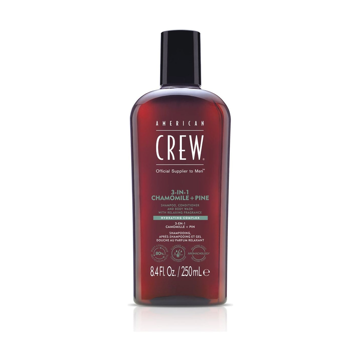 American Crew 3-In-1 Chamomile & Pine Shampoo, Conditioner, Body Wash Secondary image