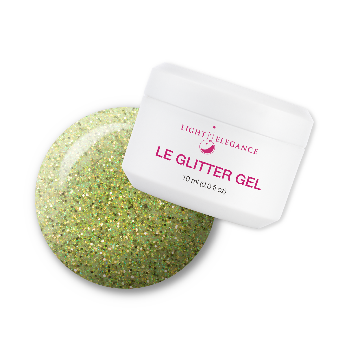 Light Elegance - Peace And Love Glitter Gel - 10ml Main image