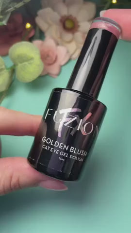 Fuzion FX Cat Eye Gel Polish 15ml - Golden Blush