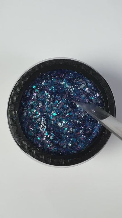 Light Elegance - Bratty Blue Glitter Gel (10ml)