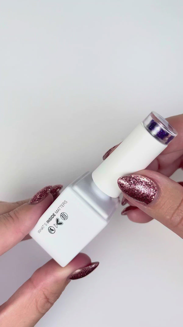 Light Elegance - P+ Amethyst Kiss Glitter Gel Polish (10ml)