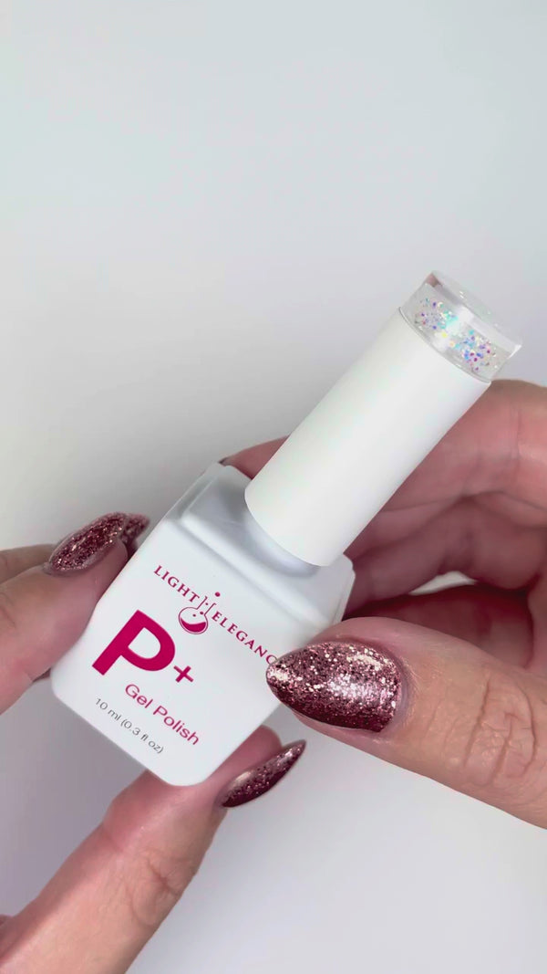 Light Elegance - P+ Mother Of Pearl Glitter Gel Polish (10ml)