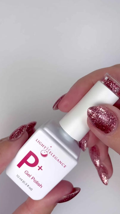 Light Elegance - P+ Diamond In The Rough Glitter Gel Polish (10ml)