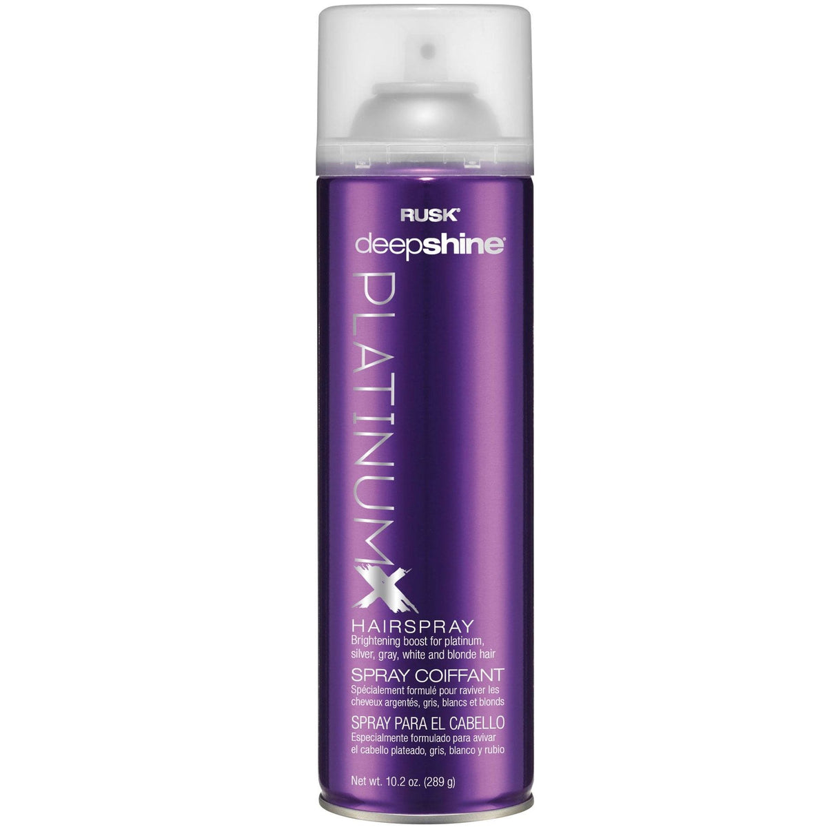 Rusk Deepshine PlatinumX Hairspray 10oz Main image
