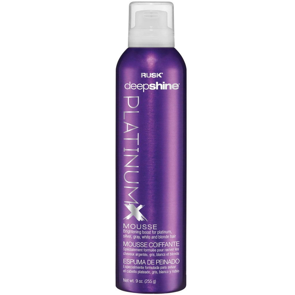 Rusk Deepshine PlatinumX Mousse 9oz